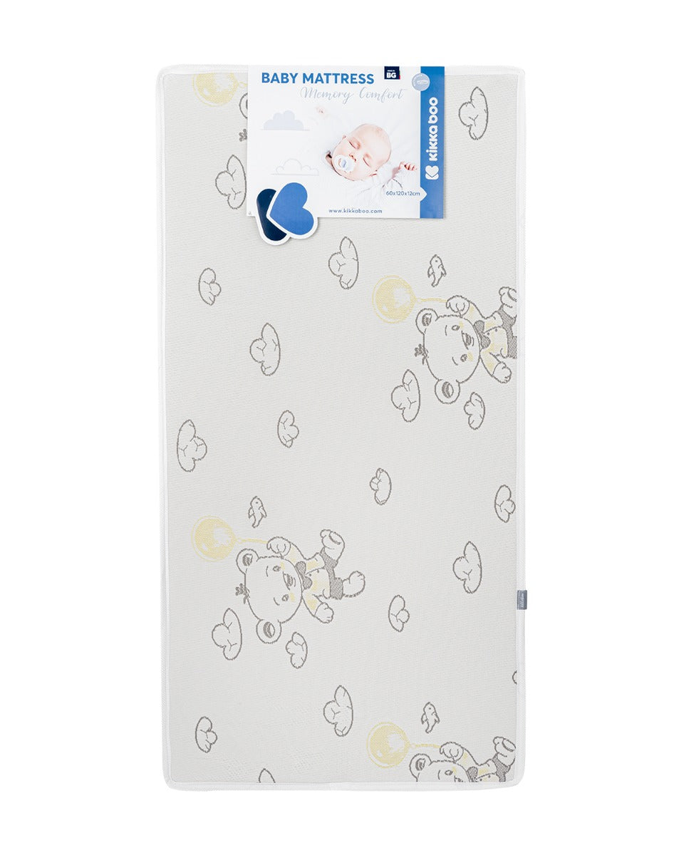 Матрак Memory Comfort 60Х120Х12См Bear Grey --- BebeMama