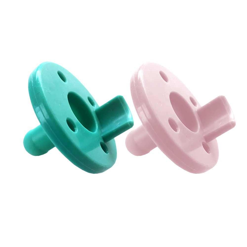 Силиконови Залъгалки Minikoioi Basics-Soother - Aqua Зелен/Pinky Pink - Залъгалки - Minikoioi - BebeMama