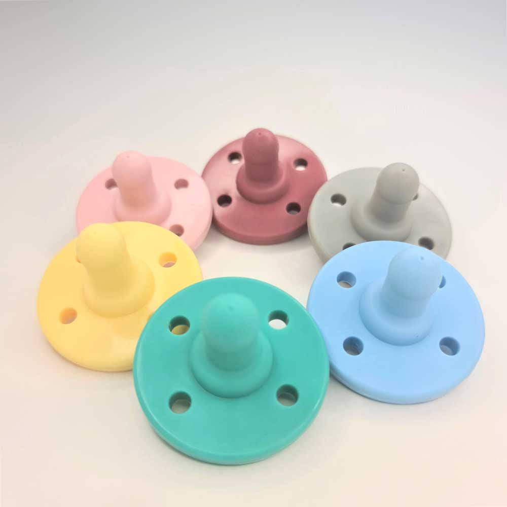 Силиконови Залъгалки Minikoioi Basics-Soother - Aqua Зелен/Powder Grey --- BebeMama