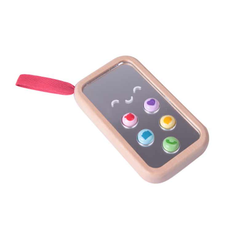 Моят Първи Мобилен Телефон - Дървена Музикална Играчка - Играчки - Classic World - BebeMama