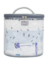 Комплект Кош За Аксесоари 2 Бр - 22См И 18См Bear With Me Син --- BebeMama