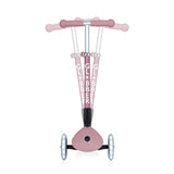 Сгъваема Еко Тротинетка С 3 Колела Globber Junior Foldable Lights Ecologic – Цвят Бери --- BebeMama