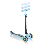 Сгъваема Тротинетка С Родителски Контрол Go Up Foldable Plus Lights - Пастелно Синя --- BebeMama
