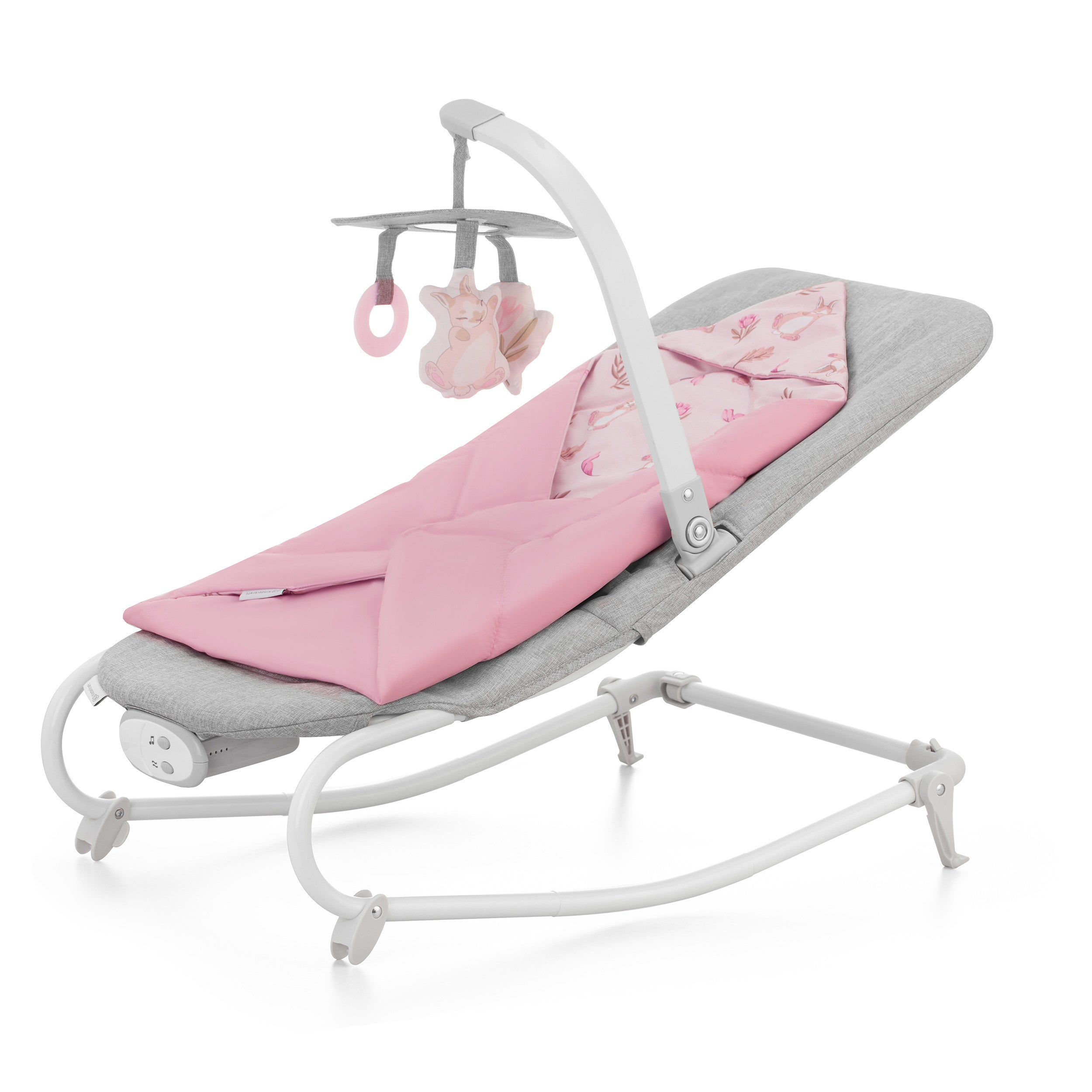 Шезлонг Kinderkraft Felio 2 Розов - Шезлонги И Люлки - Kinderkraft - BebeMama