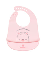 Лигавник Силиконов Bear With Me Pink --- BebeMama