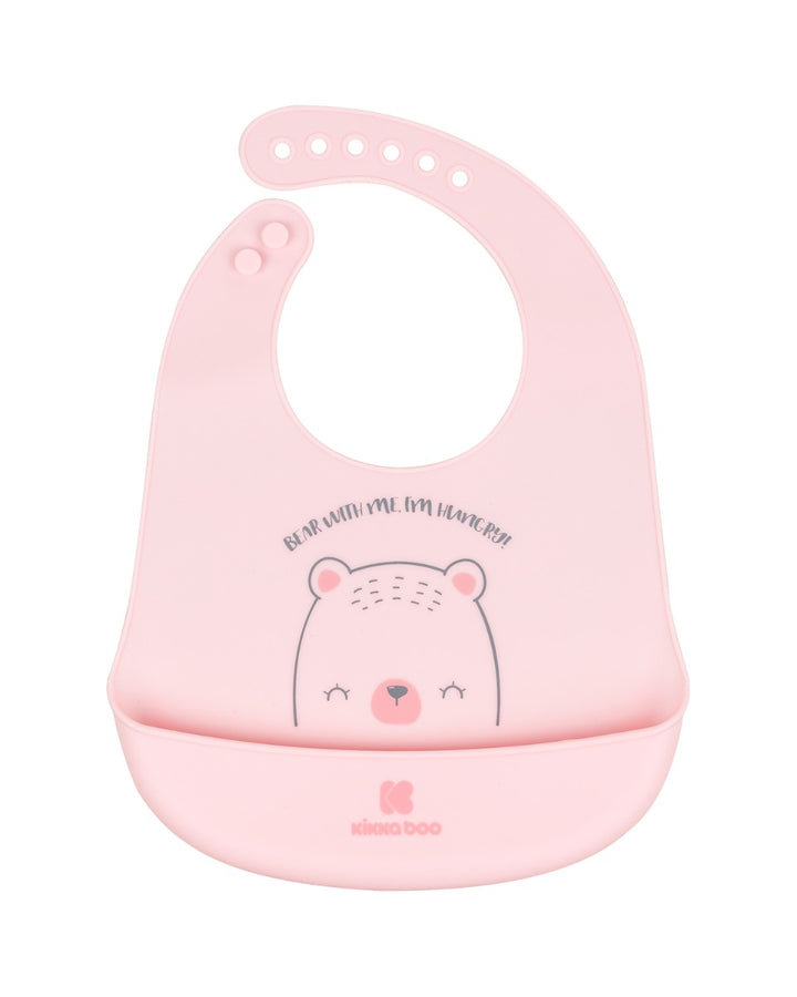 Лигавник Силиконов Bear With Me Pink -  -  - BebeMama