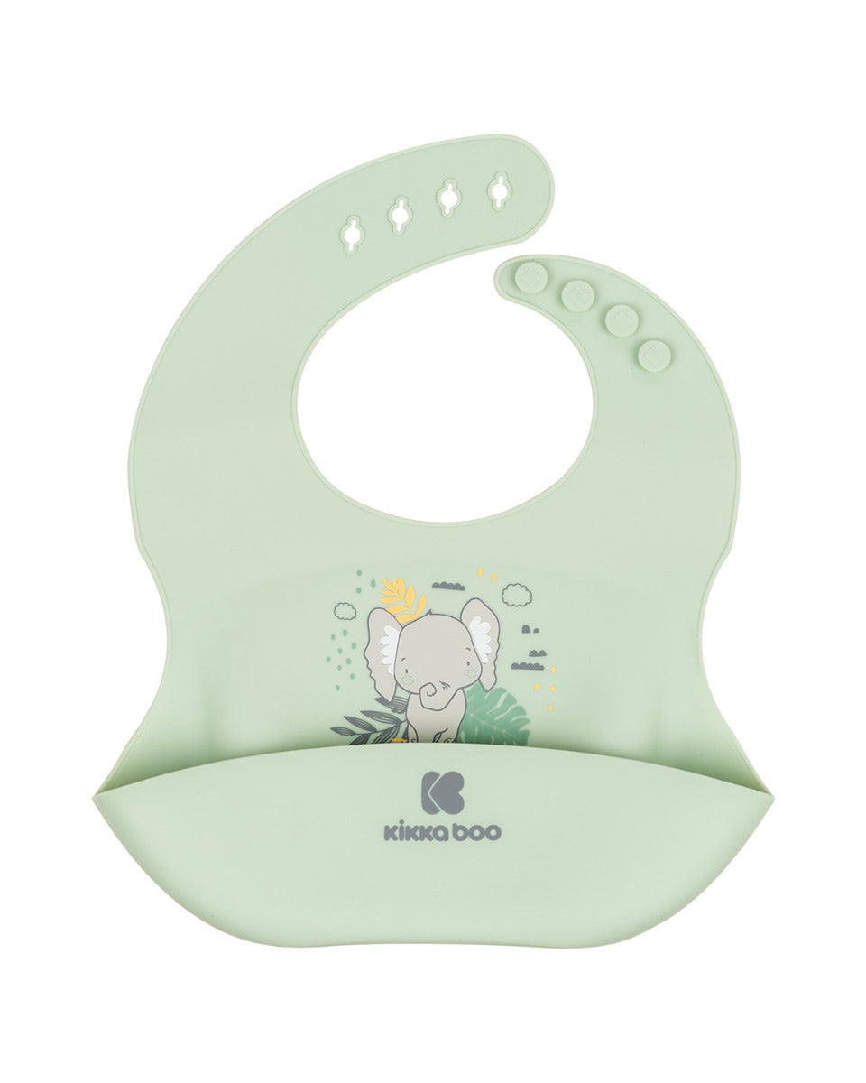 Лигавник Силиконов Savanna Friends Mint - Лигавници - Kikkaboo - BebeMama