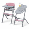 Столче За Хранене Kinderkraft Livy + Шезлонг Calmee Розово - Столчета За Хранене - Kinderkraft - BebeMama