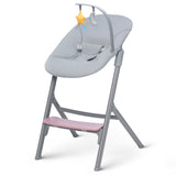 Столче За Хранене Kinderkraft Livy + Шезлонг Calmee Розово --- BebeMama