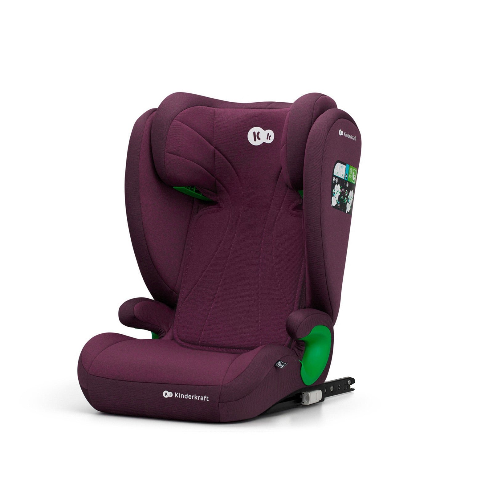 Столче За Кола Kinderkraft Junior Fix 2 I-Size Cherry Pearl - Група 0/1/2 (0-25Кг) - Kinderkraft - BebeMama