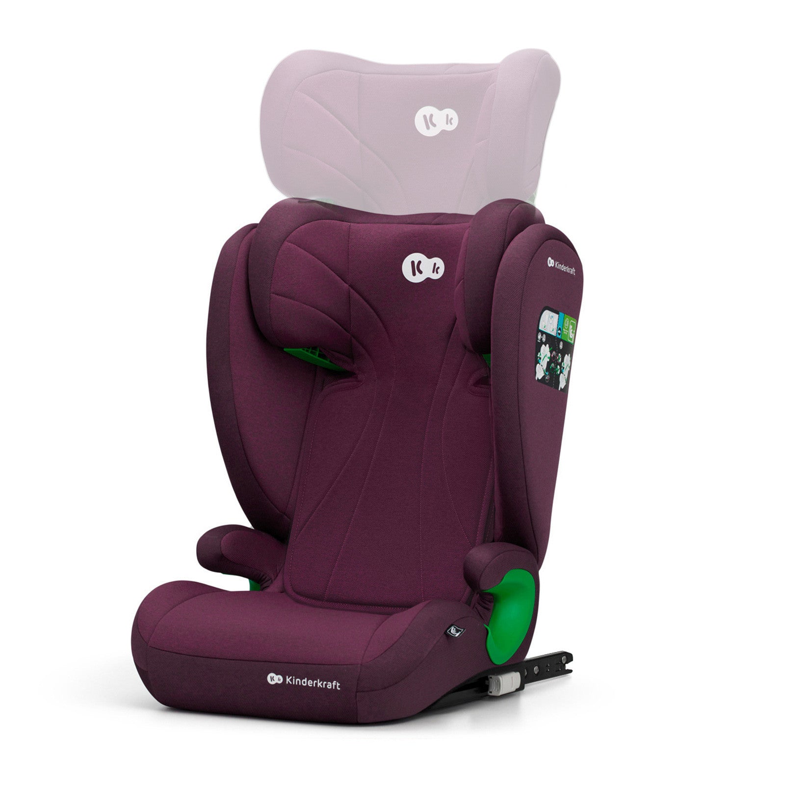 Столче За Кола Kinderkraft Junior Fix 2 I-Size Cherry Pearl --- BebeMama