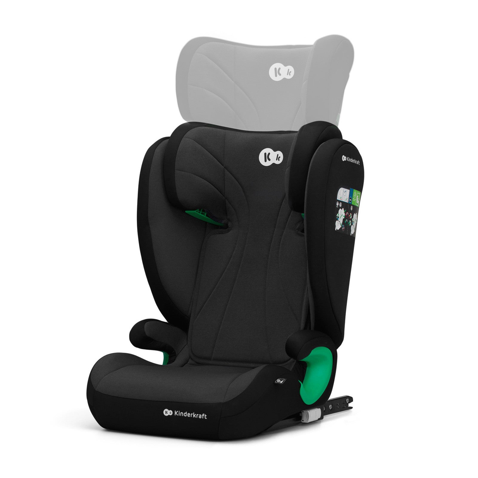 Столче За Кола Kinderkraft Junior Fix 2 I-Size Graphite Черен --- BebeMama