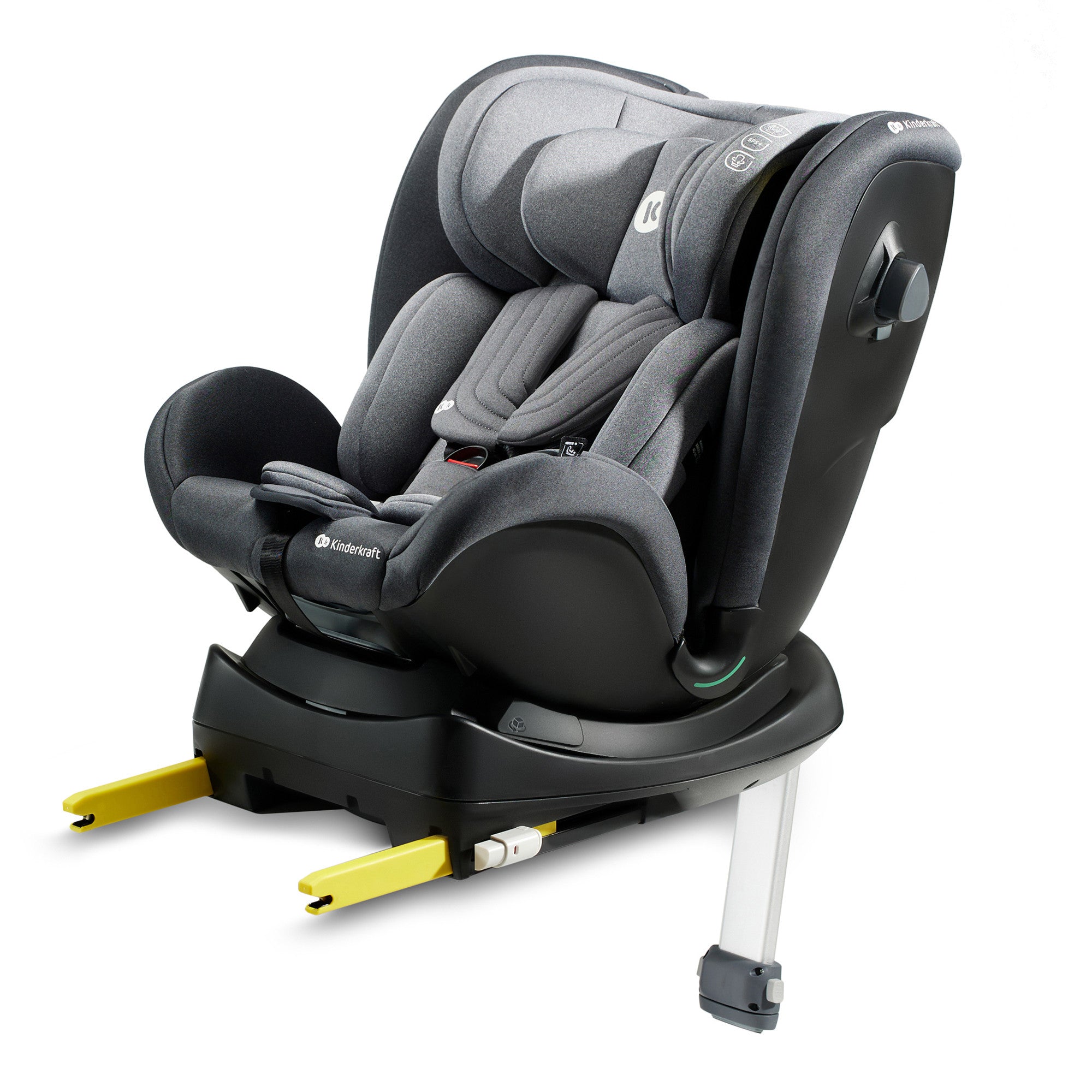 Столче За Кола Kinderkraft Xrider I-Size Сиво --- BebeMama
