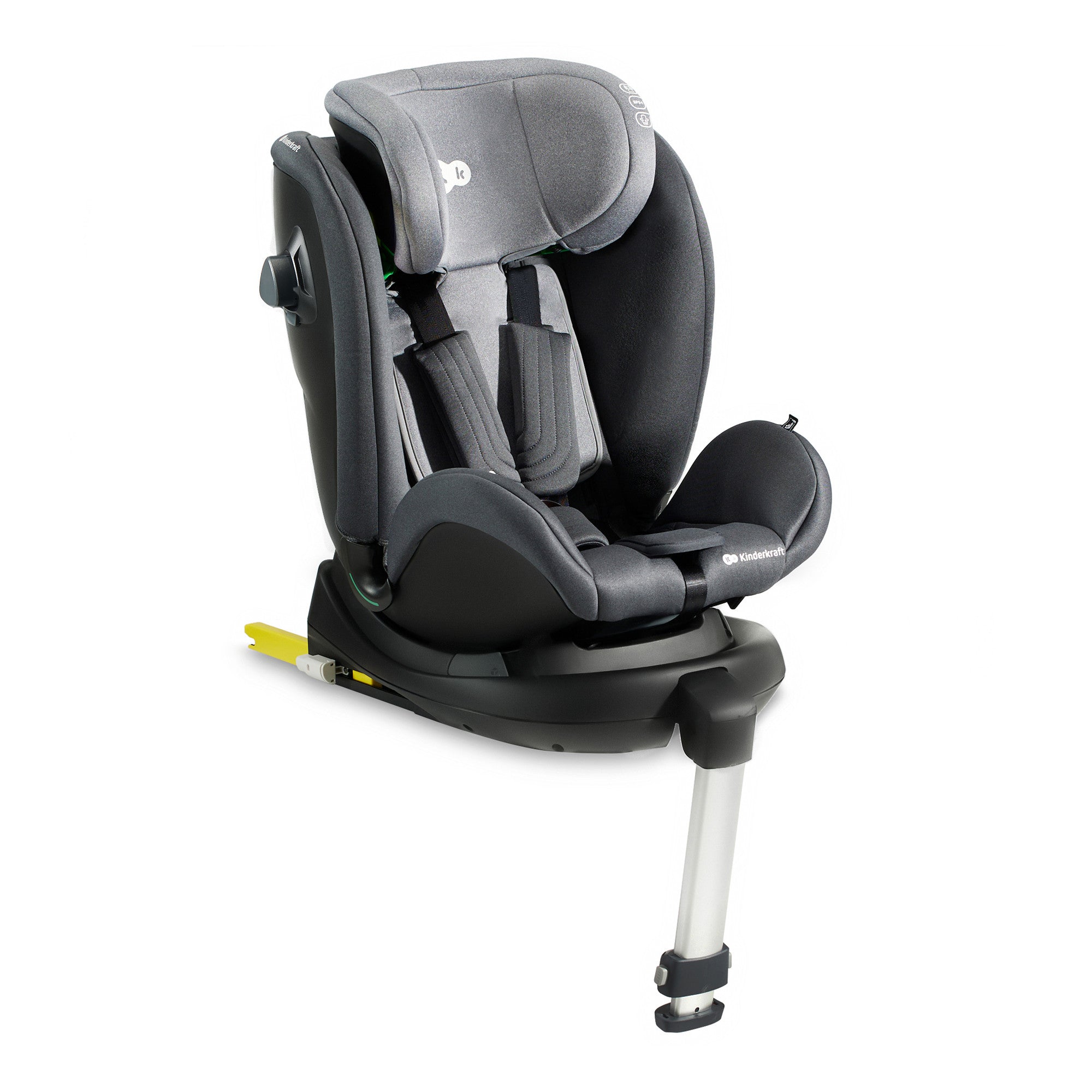 Столче За Кола Kinderkraft Xrider I-Size Сиво --- BebeMama