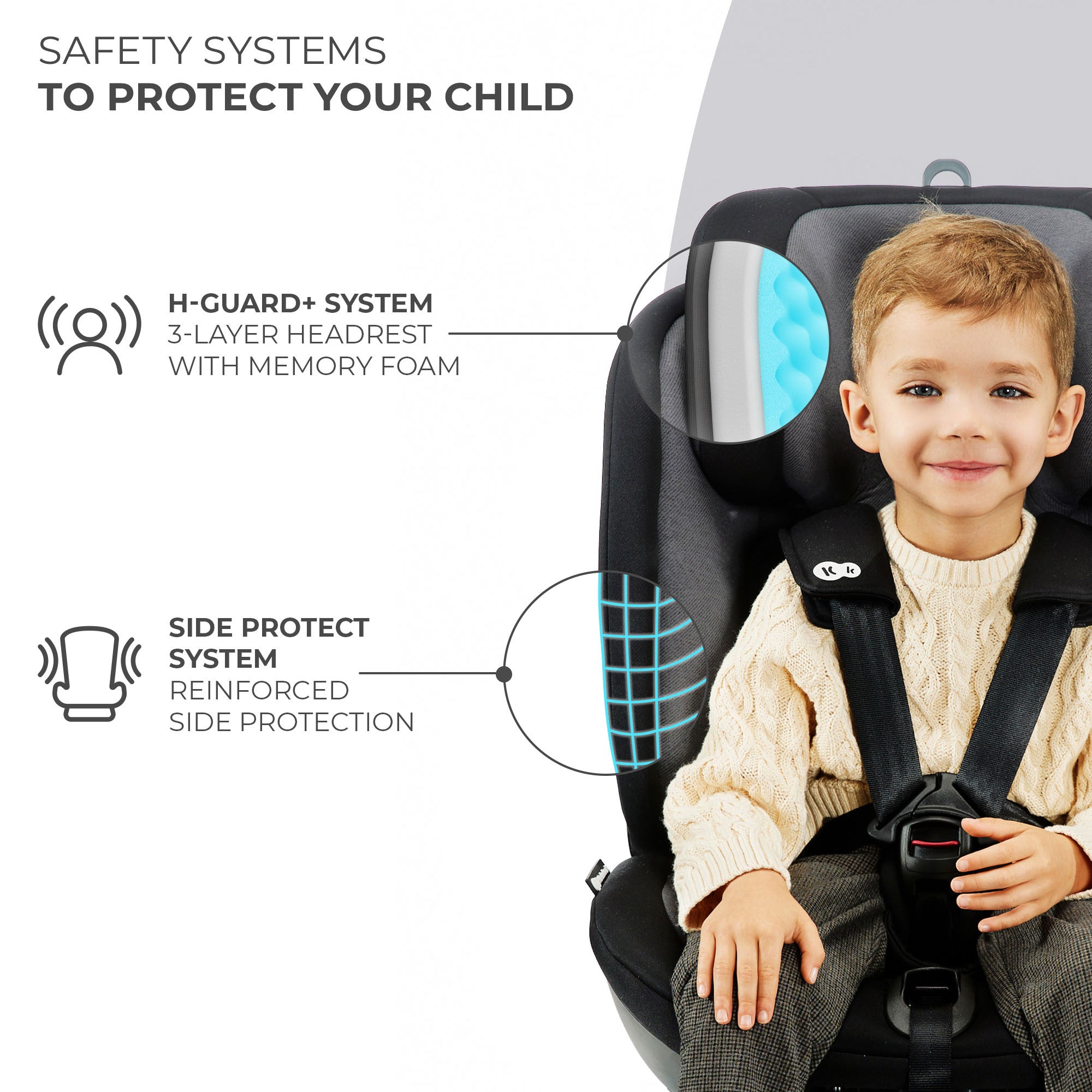 Столче За Кола С Опция Сън Kinderkraft Xpedition 2 I-Size Син --- BebeMama