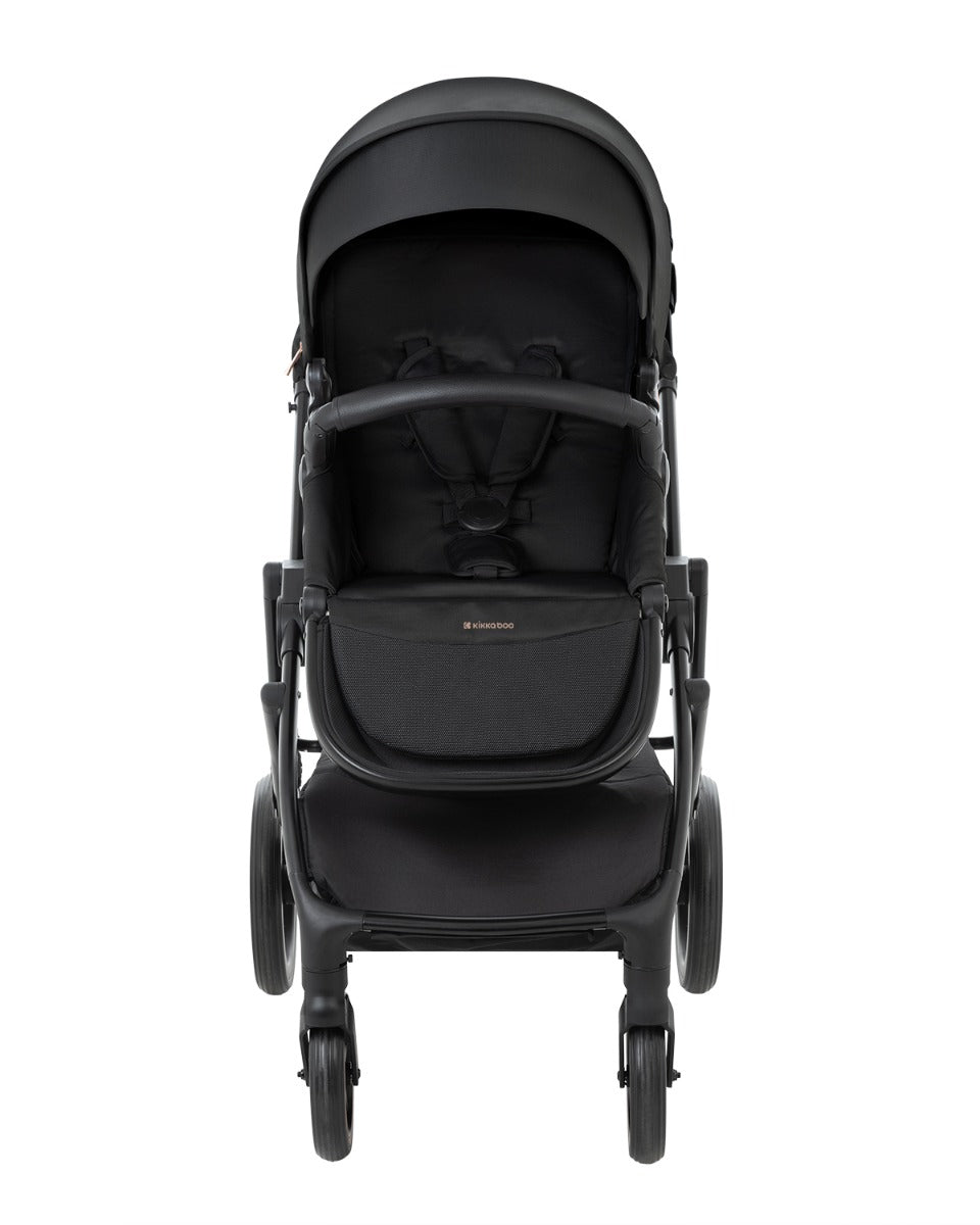 Комбинирана Количка 2В1 С Кош За Новородено Thea Черен 2024 --- BebeMama