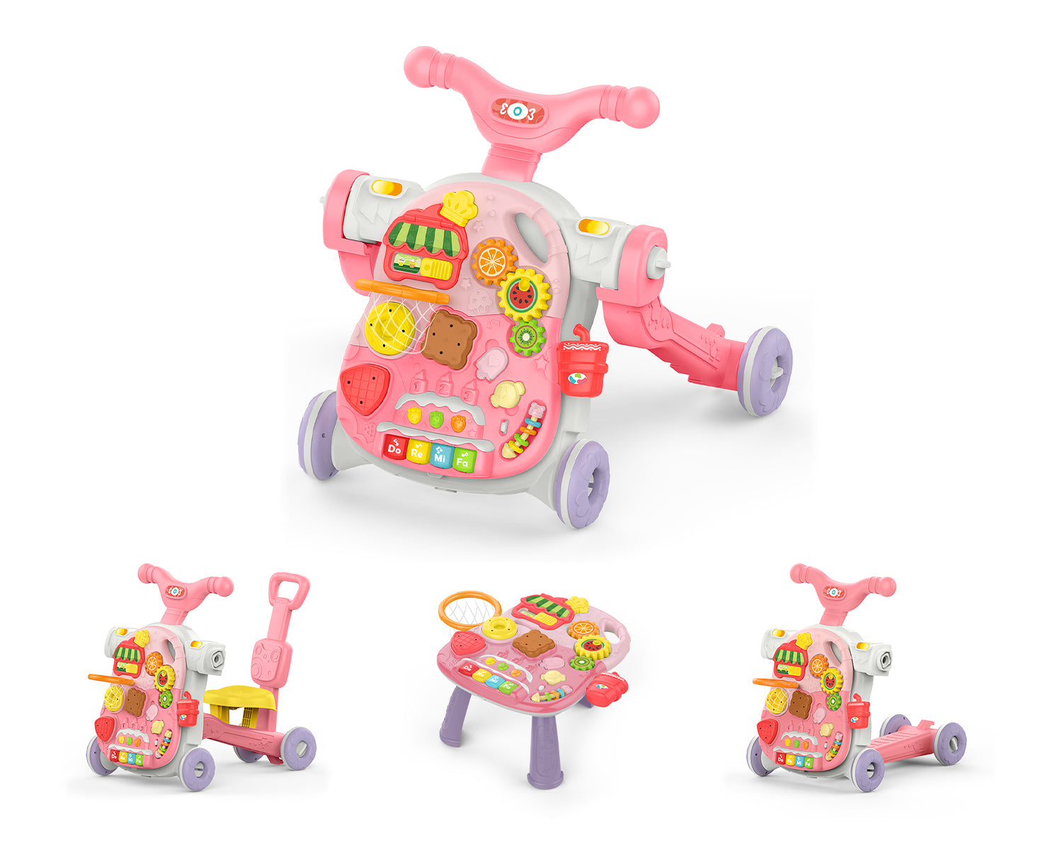 Проходилка 4В1 Sweet Escape Pink --- BebeMama