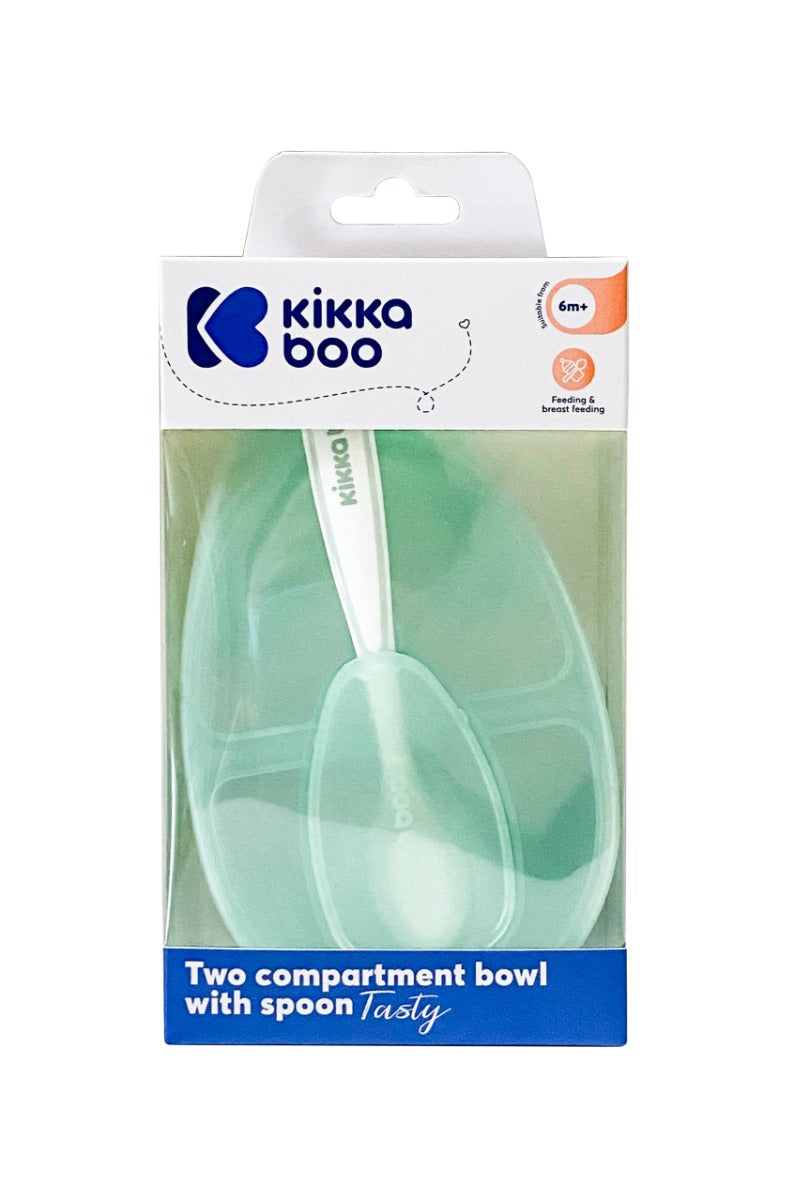 Купа С 2 Отделения И Лъжица Tasty Mint --- BebeMama