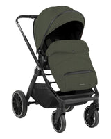 Комбинирана Количка 2В1 С Кош За Новородено Tiffany Army Green 2024 --- BebeMama