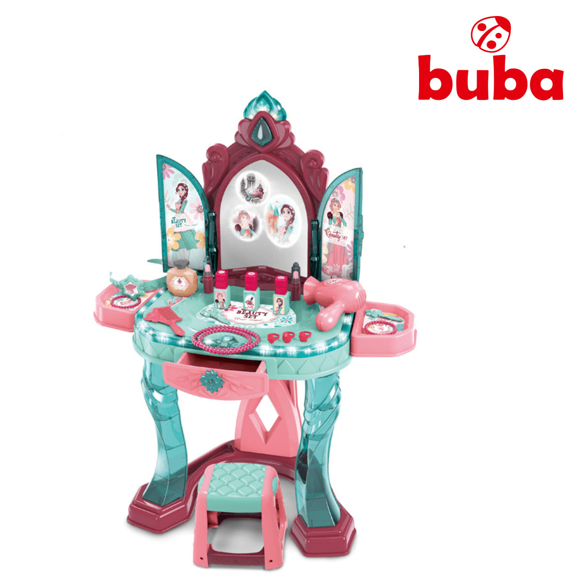 Тоалетка За Деца Buba Beauty 008-988 Принцеси - Занимателни Играчки - Buba - BebeMama