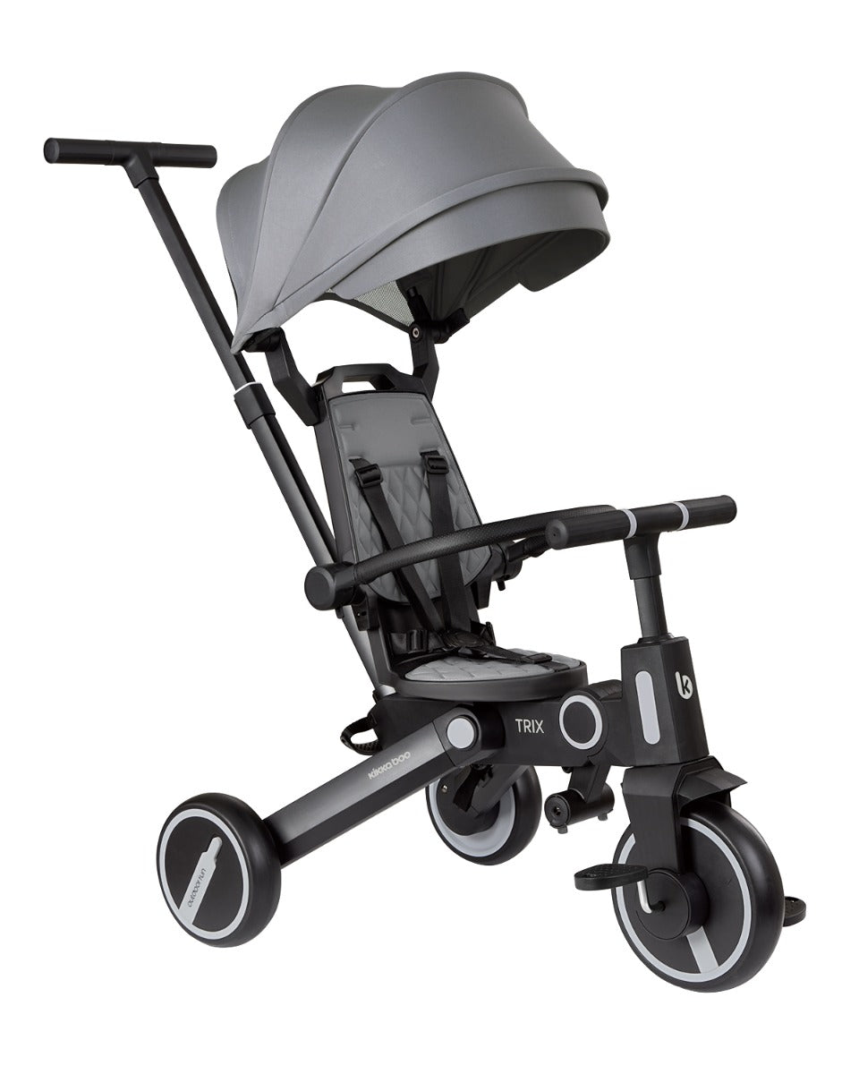 Триколка 7В1 Trix Grey - Триколки - Kikkaboo - BebeMama