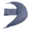 Възглавница За Бременност И Кърмене Nuvita Dreamwizard 12В1, Сини Звезди - Възглавници За Кърмене - Nuvita - BebeMama
